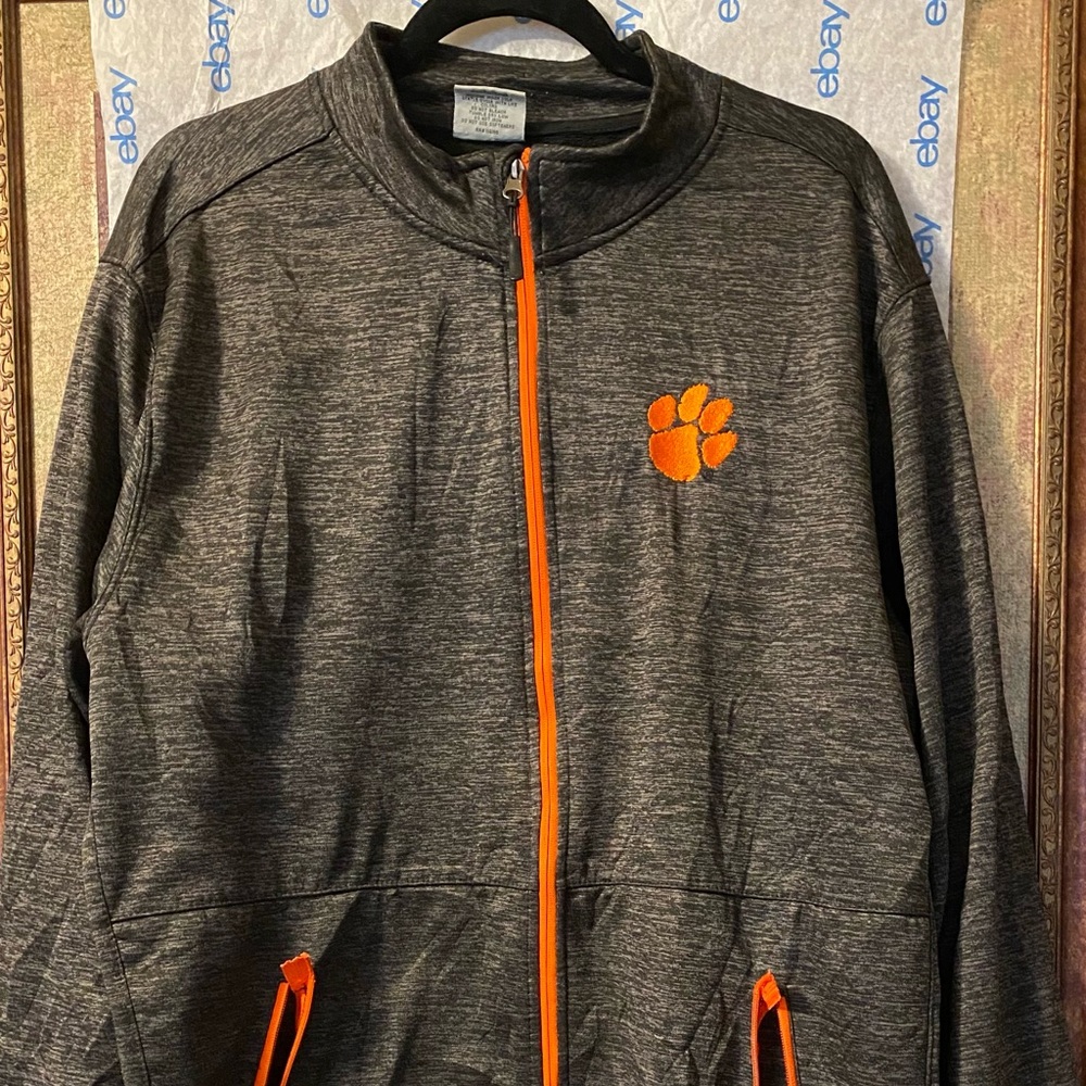 Clemson Tigers Zip Up Fleece Sweater Stadium Athletics